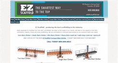 Desktop Screenshot of ezscaffold.com