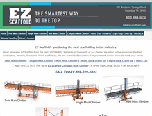 Tablet Screenshot of ezscaffold.com